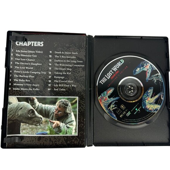 The Lost World Jurassic Park Collectors DVD Fullscreen Jeff Goldblum Universal - Picture 3 of 7
